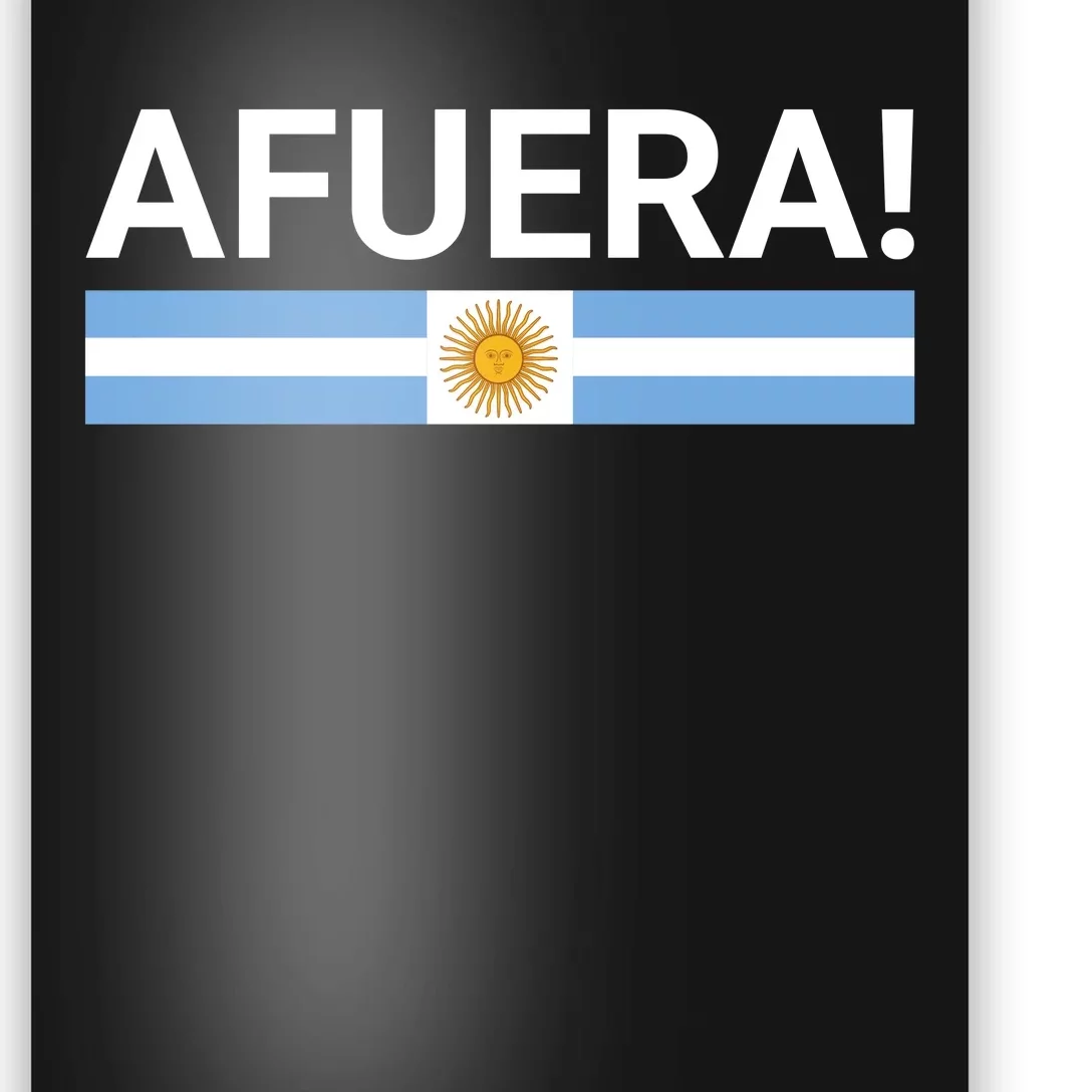 Afuera! President Javier Milei Poster