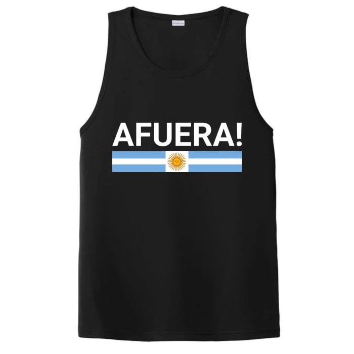 Afuera! President Javier Milei Performance Tank