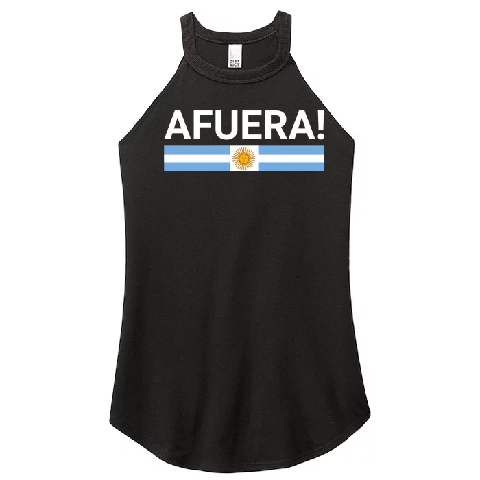 Afuera! President Javier Milei Women’s Perfect Tri Rocker Tank