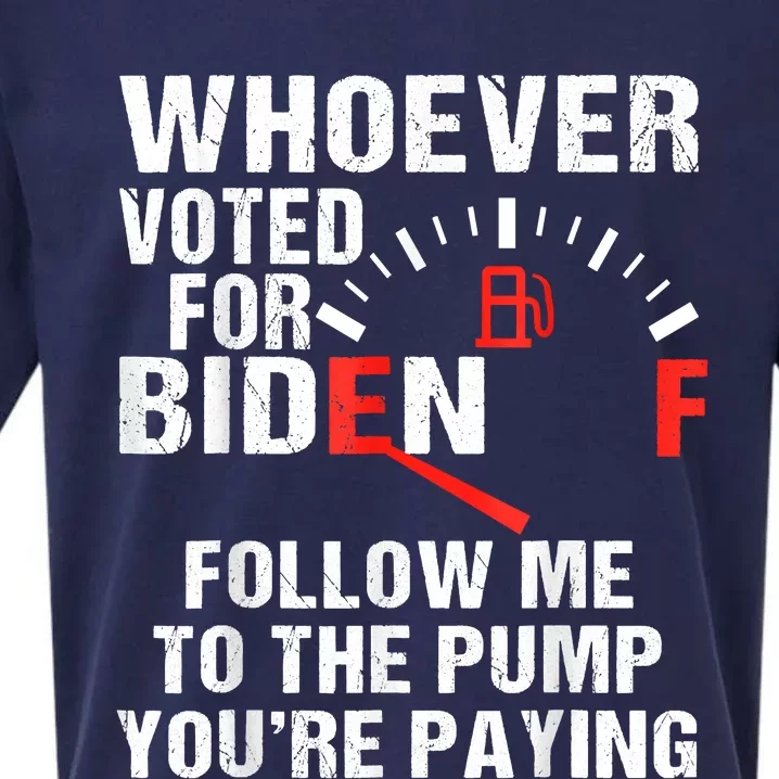 Anti President Joe Biden Owes Republican Gas Money Sueded Cloud Jersey T-Shirt