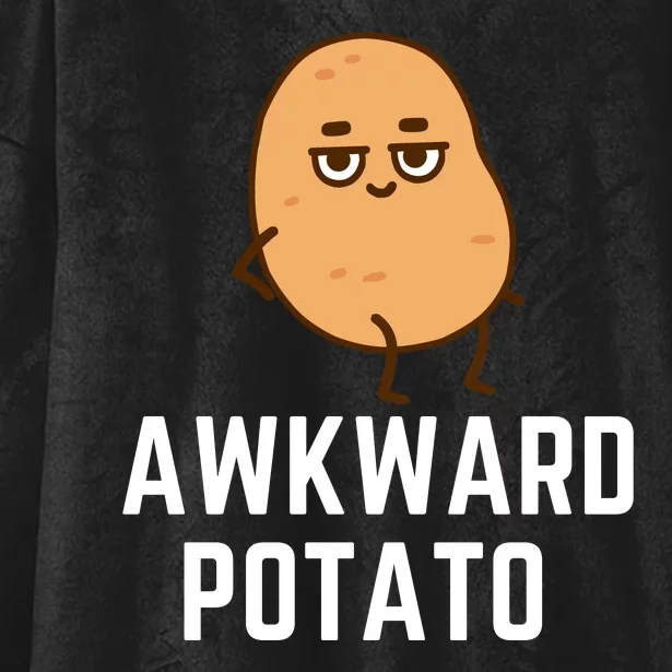 Awkward Potato Kawaii Potato Cute Potatoes Hooded Wearable Blanket