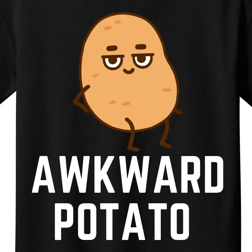 Awkward Potato Kawaii Potato Cute Potatoes Kids T-Shirt