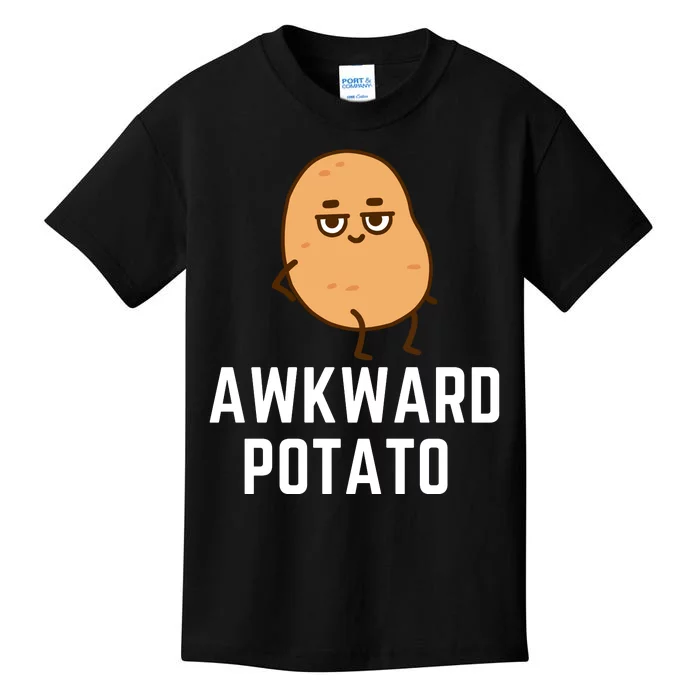 Awkward Potato Kawaii Potato Cute Potatoes Kids T-Shirt