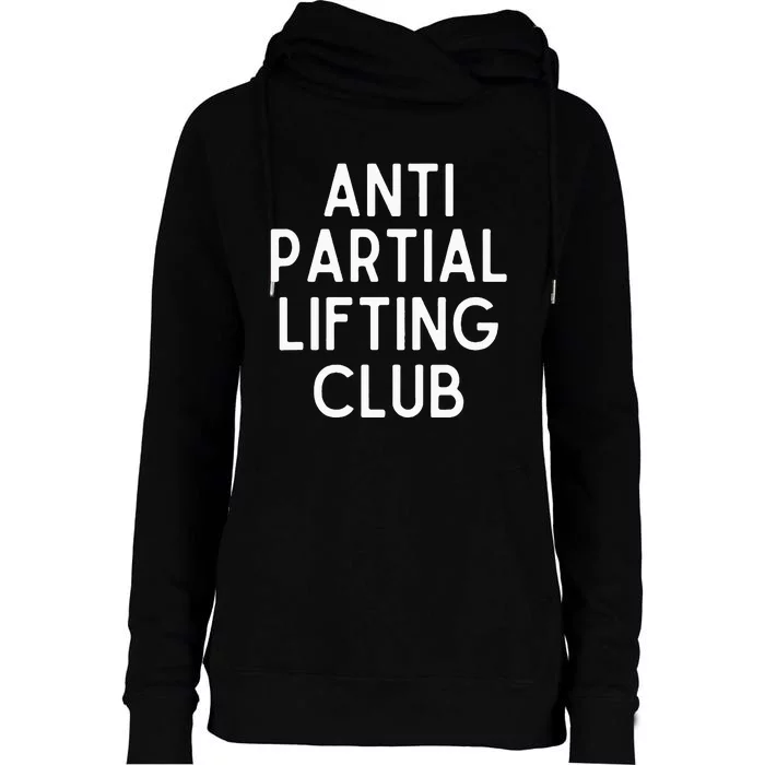 Anti Partial Lifting Club Gym Fitness Powerlifting Womens Funnel Neck Pullover Hood