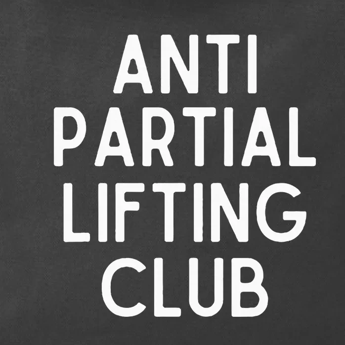 Anti Partial Lifting Club Gym Fitness Powerlifting Zip Tote Bag