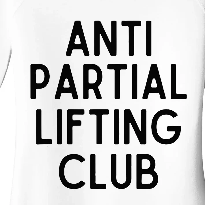 Anti Partial Lifting Club Gym Fitness Powerlifting Women's Perfect Tri Tunic Long Sleeve Shirt