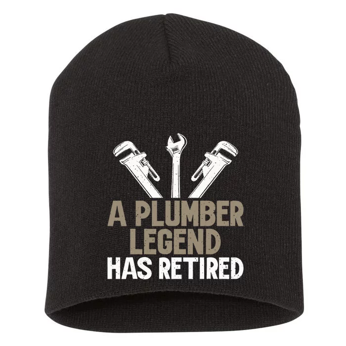 A Plumber Legend has retired Plumber Short Acrylic Beanie