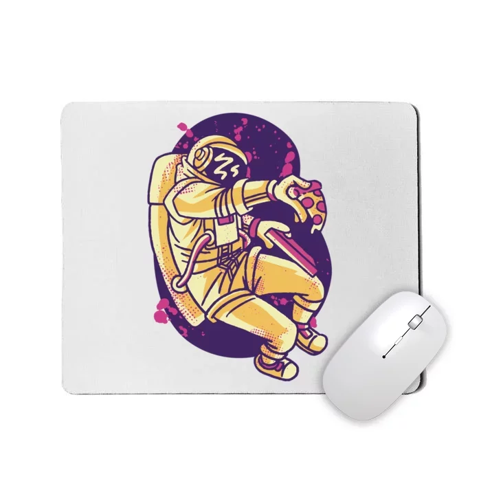 Astronaut Pizza Lover Mousepad