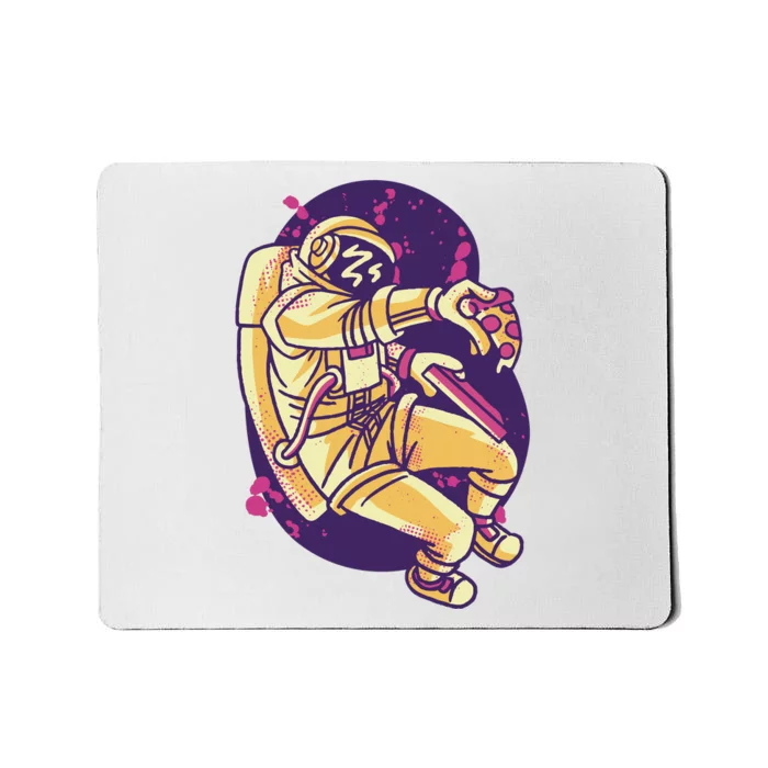 Astronaut Pizza Lover Mousepad