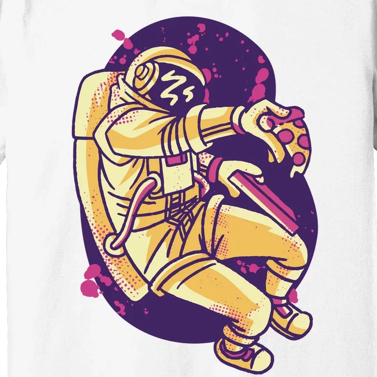 Astronaut Pizza Lover Premium T-Shirt