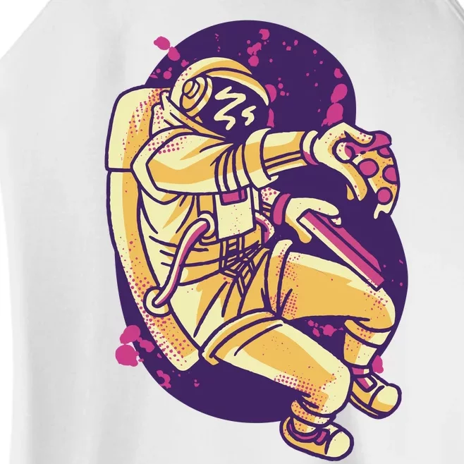 Astronaut Pizza Lover Women’s Perfect Tri Rocker Tank