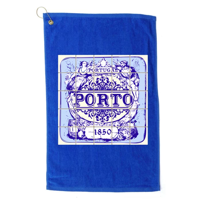 Azulejo Porto Lisbon Azulejos Lisboa Platinum Collection Golf Towel