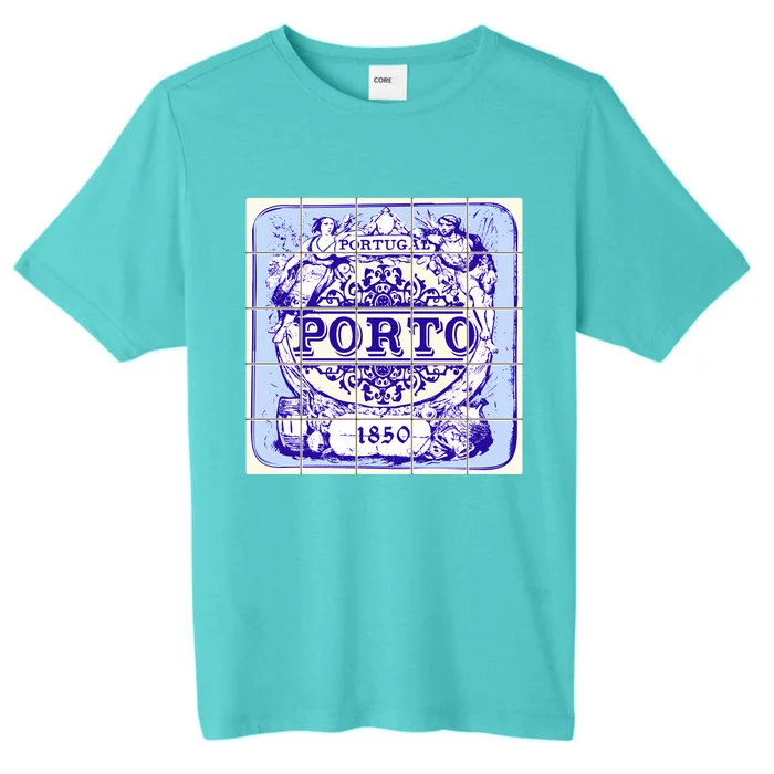 Azulejo Porto Lisbon Azulejos Lisboa ChromaSoft Performance T-Shirt