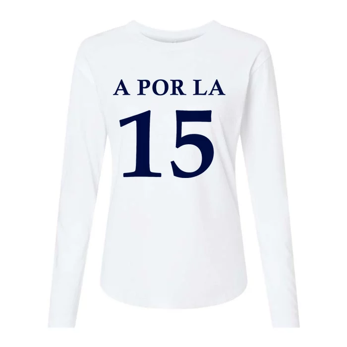 A Por La 15 Womens Cotton Relaxed Long Sleeve T-Shirt