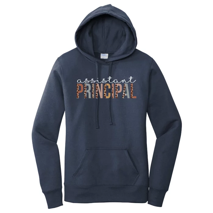 Assistant Principal Leopard Appreciation For Women For Work Women's Pullover Hoodie