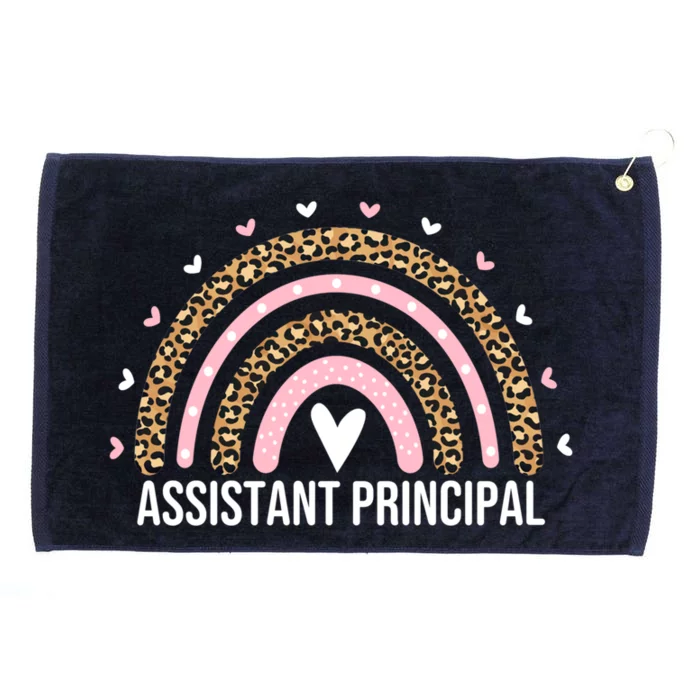 Assistant Principal Leopard Assistant Principals Gift Grommeted Golf Towel