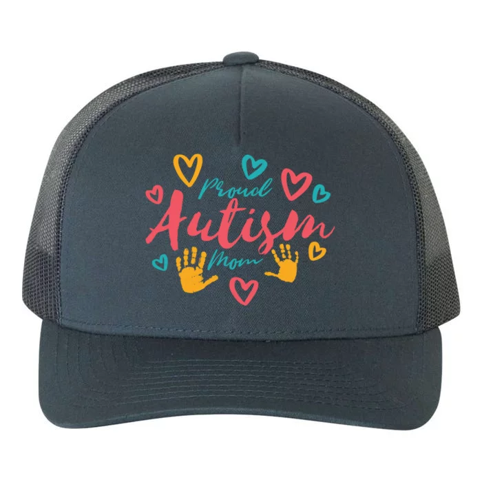 Autism Proud Mom Design Gift Yupoong Adult 5-Panel Trucker Hat