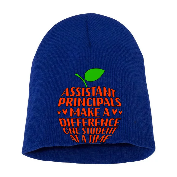 Assistant Principals Make A Difference Assistant Principal Meaningful Gift Short Acrylic Beanie