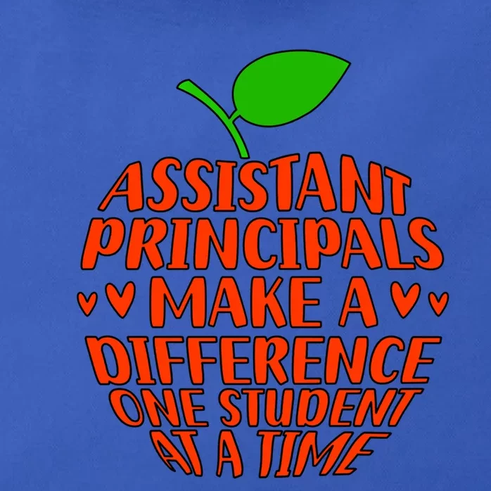 Assistant Principals Make A Difference Assistant Principal Meaningful Gift Zip Tote Bag