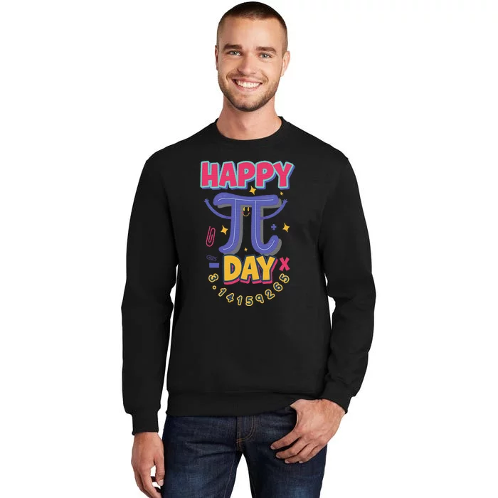 Atom Pi Math Science STEM Gift 3.14 Pi Day Tall Sweatshirt