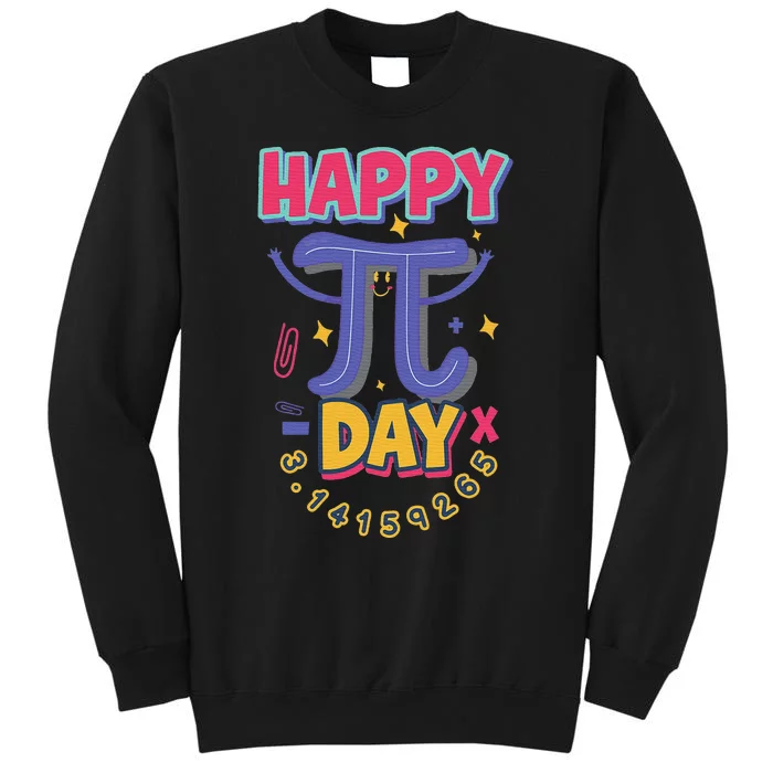 Atom Pi Math Science STEM Gift 3.14 Pi Day Tall Sweatshirt