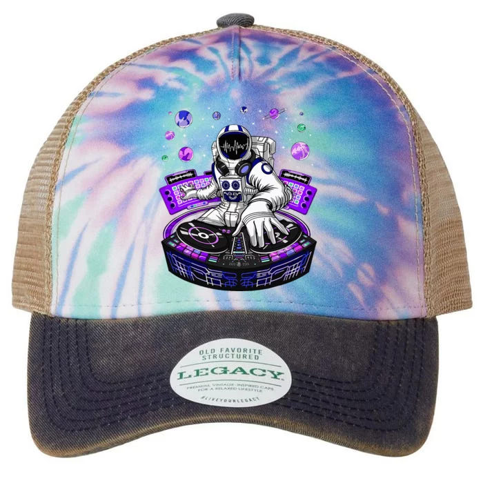 Astronaut Psychedelic Music Dj Psytrance Techno Edm Festival Legacy Tie Dye Trucker Hat