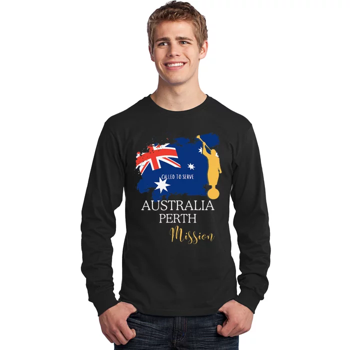 Australia Perth Mormon Lds Mission Missionary Long Sleeve Shirt