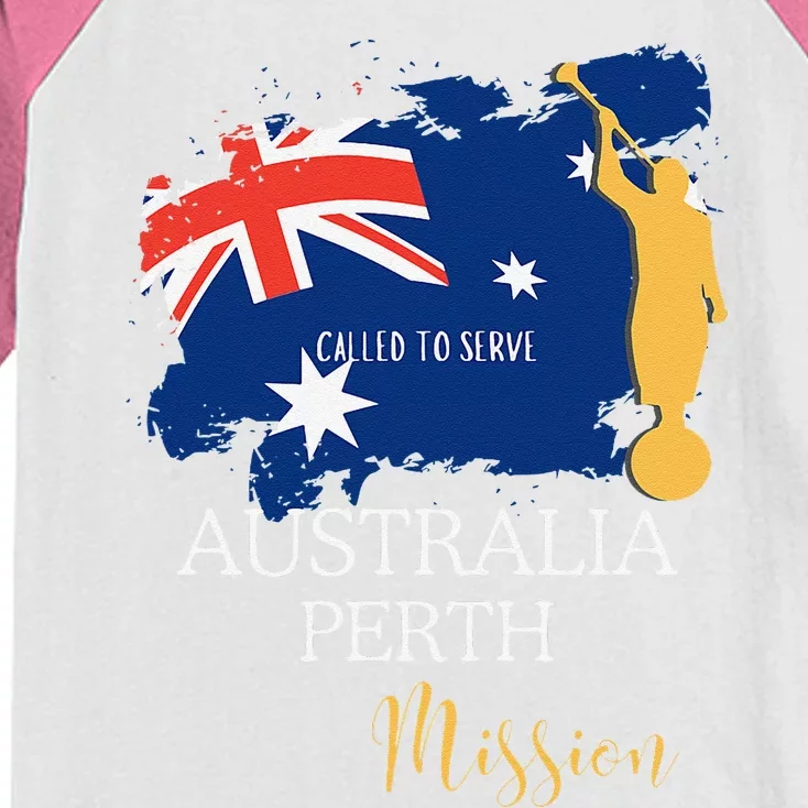 Australia Perth Mormon Lds Mission Missionary Kids Colorblock Raglan Jersey