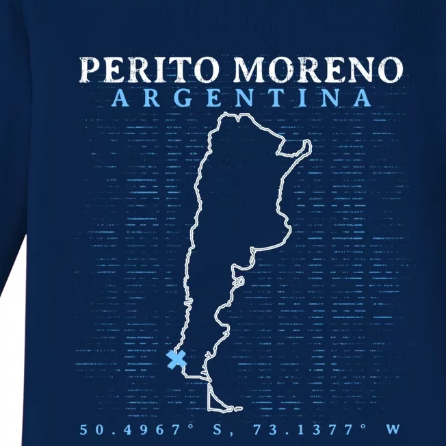 Argentina Perito Moreno Gift Baby Long Sleeve Bodysuit