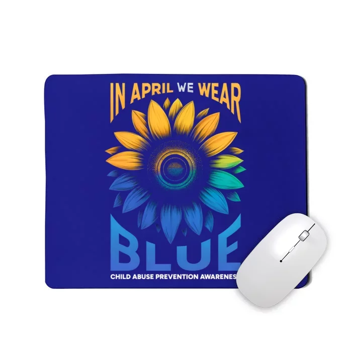 Abuse Prevention Month Awareness Wear The Blue April Gift Mousepad