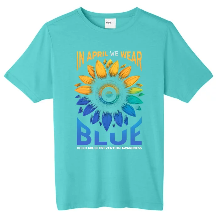 Abuse Prevention Month Awareness Wear The Blue April Gift ChromaSoft Performance T-Shirt