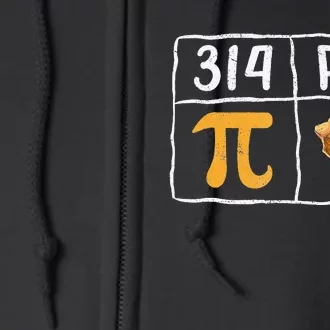 Atom Pi Math Science STEM Gift 3.14 Pi Day Full Zip Hoodie