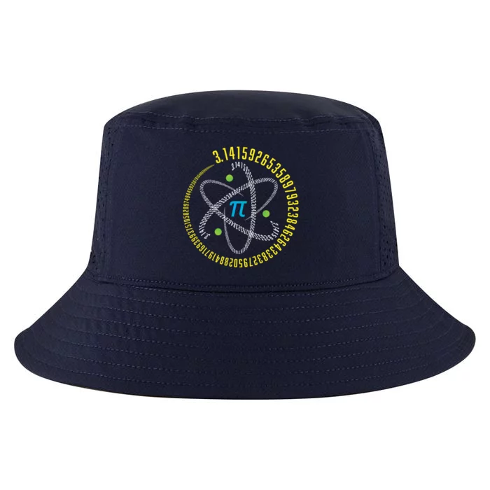 Atom Pi Math Science Stem Gift 3 14 Pi Day Meaningful Gift Cool Comfort Performance Bucket Hat