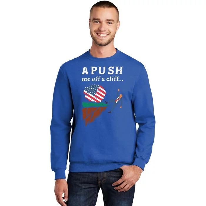 A Push Me Off A Cliff 2024 Ap Exam Students Sweatshirt