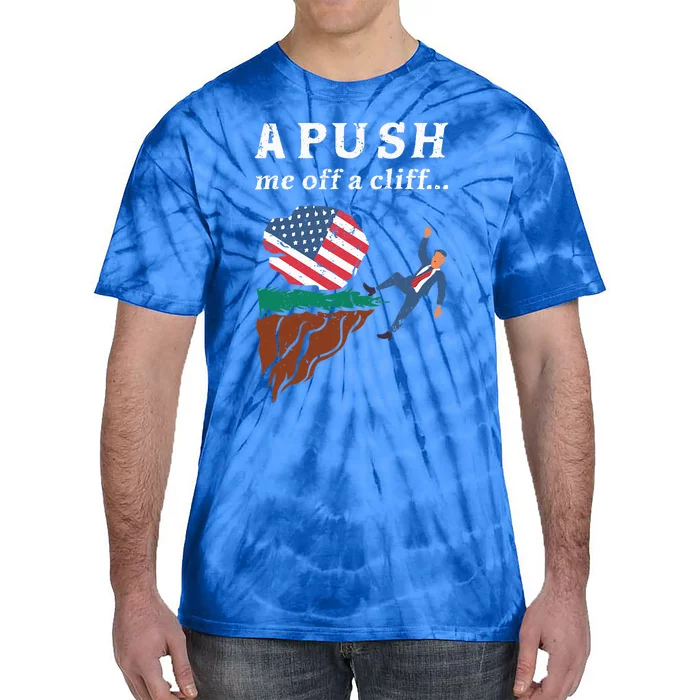 A Push Me Off A Cliff 2024 Ap Exam Students Tie-Dye T-Shirt