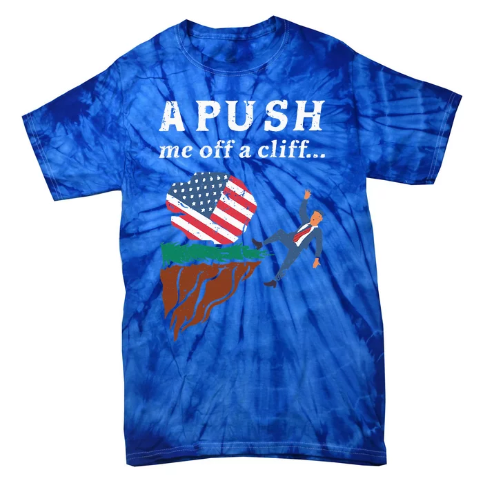 A Push Me Off A Cliff 2024 Ap Exam Students Tie-Dye T-Shirt