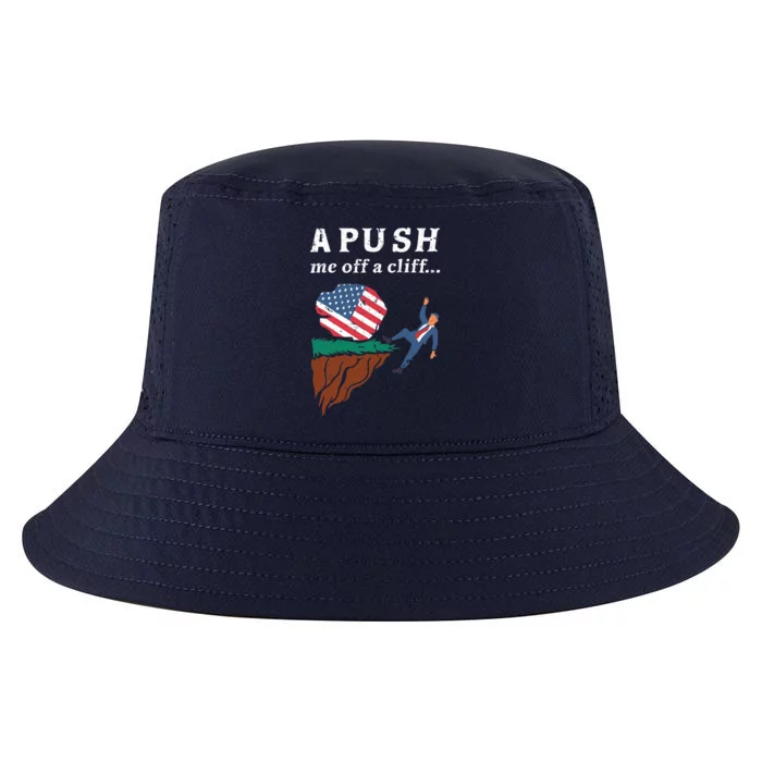 A Push Me Off A Cliff 2024 Ap Exam Students Cool Comfort Performance Bucket Hat