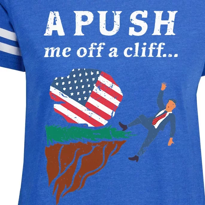 A Push Me Off A Cliff 2024 Ap Exam Students Enza Ladies Jersey Football T-Shirt