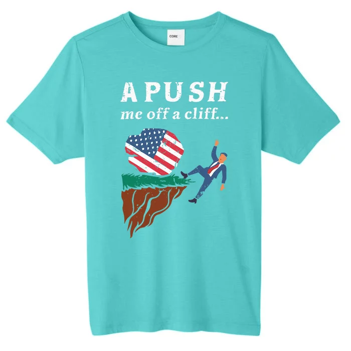 A Push Me Off A Cliff 2024 Ap Exam Students ChromaSoft Performance T-Shirt