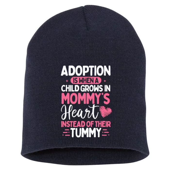 Adopting Parents Mothers Day Mom Foster Mom Adoption Short Acrylic Beanie