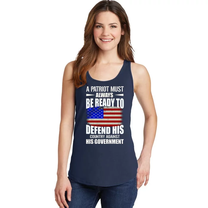 A Patriot Must Always Be Ready To Defend His County Against His Government Ladies Essential Tank