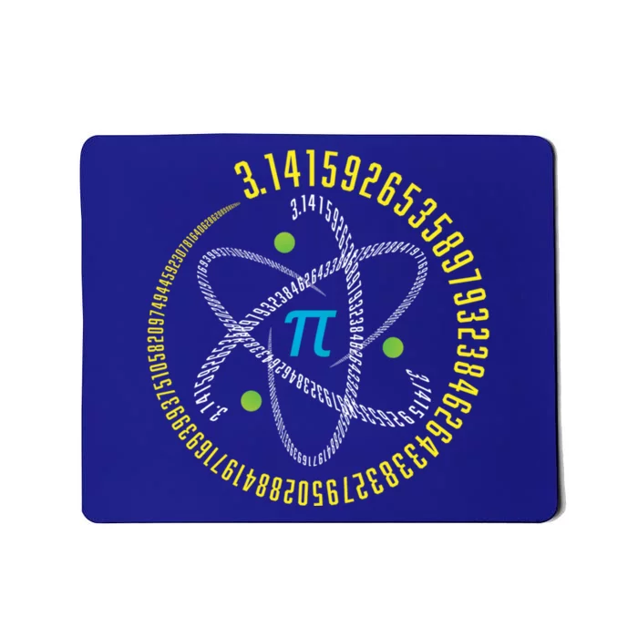 Atom Pi Math Science Stem Gift 3 14 Pi Day Gift Mousepad