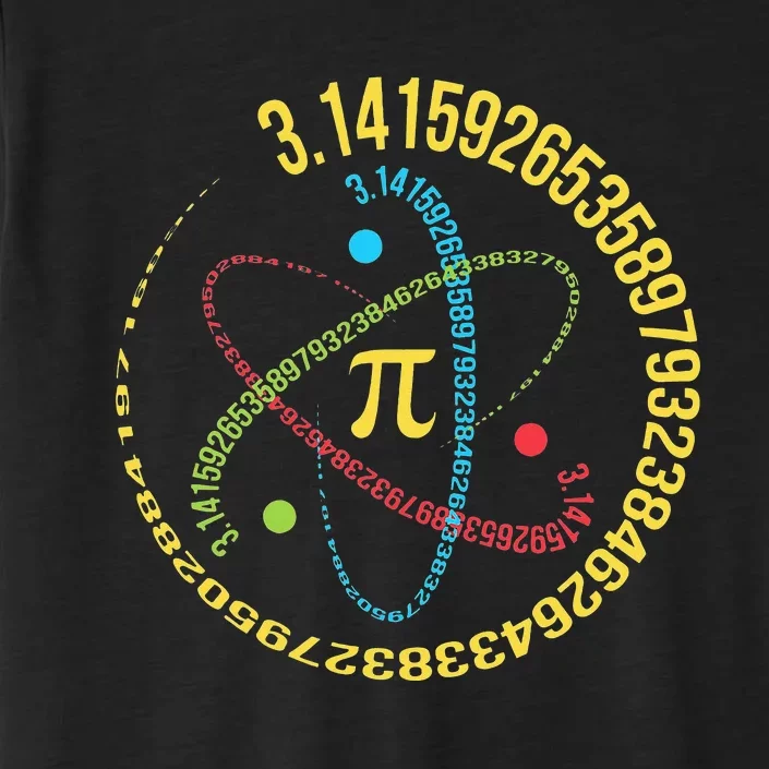 Atom Pi Math Science STEM Gifts 3.14 Pi Day ChromaSoft Performance T-Shirt