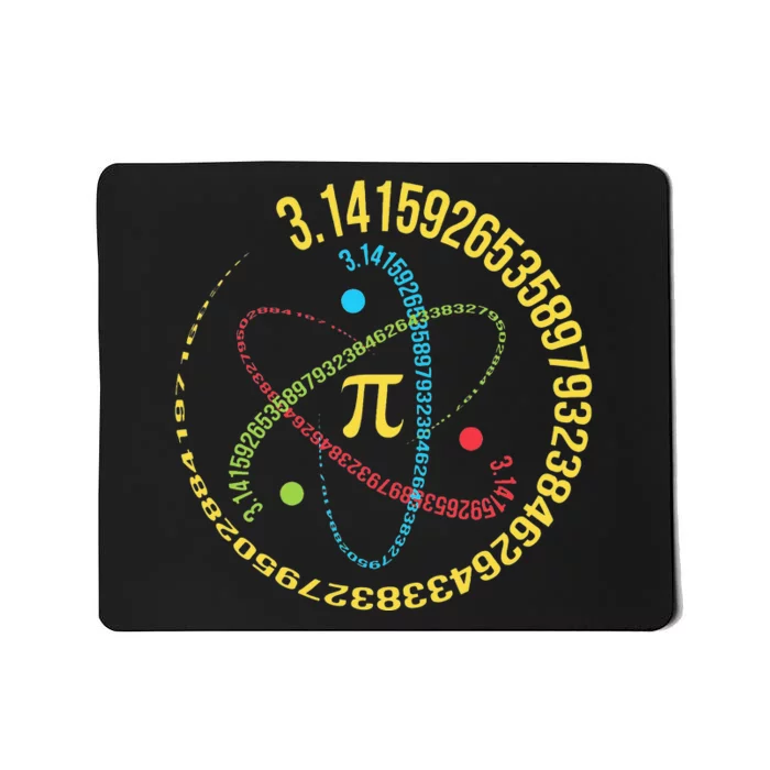 Atom Pi Math Science STEM Gifts 3.14 Pi Day Mousepad