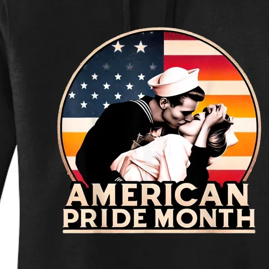 American Pride Month Women's Pullover Hoodie