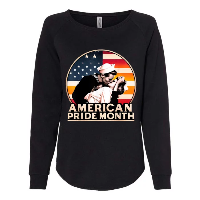 American Pride Month Womens California Wash Sweatshirt