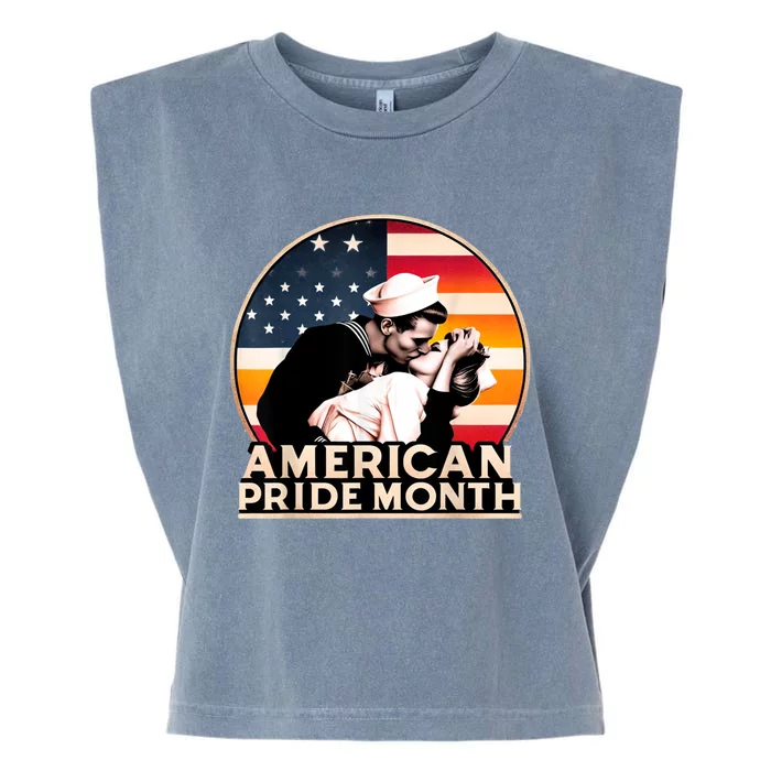 American Pride Month Garment-Dyed Women's Muscle Tee