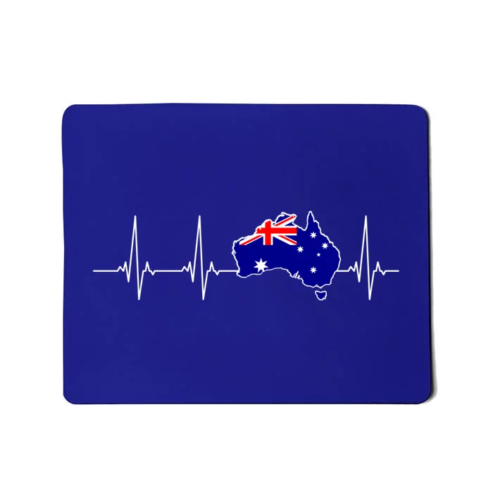 Australia Pulse Map Flag Meaningful Gift Mousepad