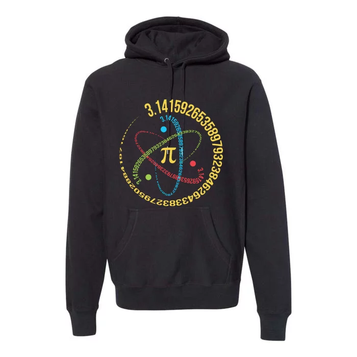 ATOM PI MATH SCIENCE Premium Hoodie