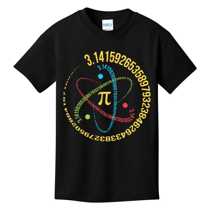 ATOM PI MATH SCIENCE Kids T-Shirt